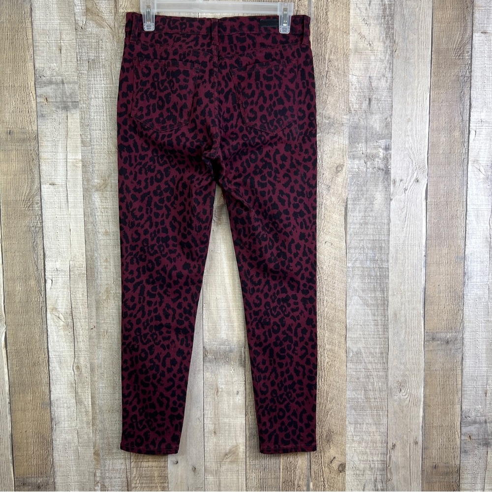 Social Standard by Sanctuary Ankle Skinny Size 4 Wine & Black cougar pri… - Picture 2 of 11